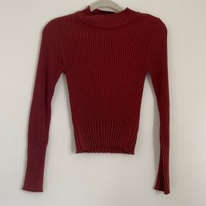 Asos Brown Long Sleeve turtle neck sweater